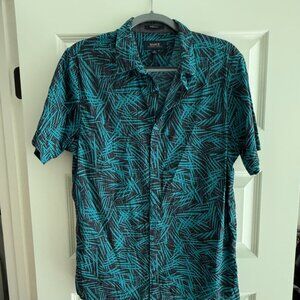 Roark Bless Up Short-Sleeve Woven Shirt - Lightweight, Forest, Size Medium